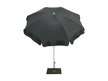 Maffei Art 12 Borgo, ombrellone Rotondo Diametro cm 200, Tessuto polyma, Made in Italy. Colore Grigio