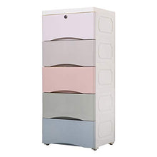Guardaroba semplice Plastica Dresser cassetti for i vestiti dell'organizzatore di immagazzinaggio cassettiera Governo di immagazzinaggio for la camera dei bambini Ludoteca Studio Camera Ingresso dell'