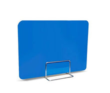 N / A Schermo in Acrilico, Schermo da Scrivania per Studenti Divisorio per Esami Divisorio Anti-frode Schermo Isolante Anti-Caduta Adatto per Scrivania, Blu Mensa(Size:90X30cm)