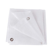 Paralume Bianco in Tessuto Ombra, Tessuto UV Block 80%, Telo A Rete Leggero con Occhielli for Cortile Cortile (Size : 4x4m)