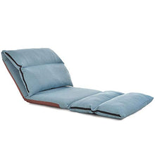 ZEFENG Sedia per Il Tempo Libero Domestico - Sedia Leggera Pieghevole Pieghevole Lavabile Casual Balcone (Color : Blue)