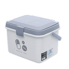 MYHZH Portatile Leggero Medicina Storage Box, sigillato Contro Polvere e umidità, Adatto a Famiglia Medicina Box e Medicina all'aperto Scatole