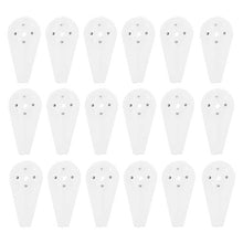 DOITOOL 40Pcs Ganci per Foto Invisibili Ganci per Cornice per Foto per Unghie Heavy Duty Wall Art Painting Appeso per Orologio da Parete Pittura Ad Olio Display Bianco