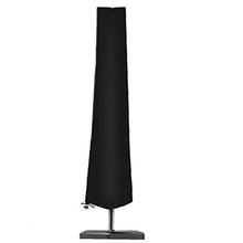 Hotaden Ombrellone Copertura, Parasol Garden Outdoor Copertura dell'ombrello Tessuto di Oxford per Patio Giardino all'aperto (Nero)