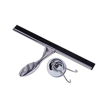 ShinyAmber Glass Wiper Detergente per vetri per vetri in Acciaio Inossidabile Maniglia per Raschietto Pulizia tergicristallo Lavavetri Doccia Specchio per Bagno (Silver, 25 * 17 * 4cm)