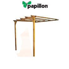 PAPILLON Pergola libera in legno di pino impregnato montante Cm 90x90