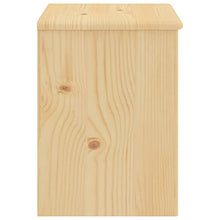 vidaXL Comodino Legno Chiaro 35x30x40 cm in Legno Massello di Pino