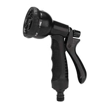 N/AA Outdoor Portatile Pulito Irrigazione Pistola Ad Acqua Automatico Telescopico Tubo Ad Alta Pressione Lavaggio Auto Giardino Irrigazione Pistola (Nero-Standard Europeo, 7.5m)