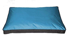 SAUERLAND Fodera per Cuscini da Esterni 120 x 80 cm, Blu (Senza Imbottitura) con Rivestimento Impermeabile, Fodera di riserva, Federa per Cuscini