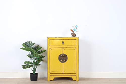 Yajutang cassettiera cinese Orientale/asiatico stile giallo