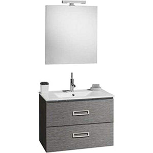 MOBILE BAGNO SOSPESO FANTASY CON LAVABO E SPECCHIO cm 75 Grigio Matrix
