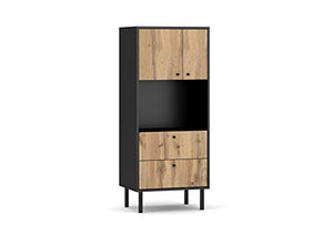 3xEliving Bewer cassettiera moderna in stile legno