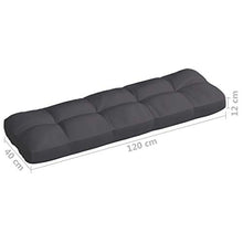 vidaXL Cuscini per Divano su Pallet 5 pz Antracite