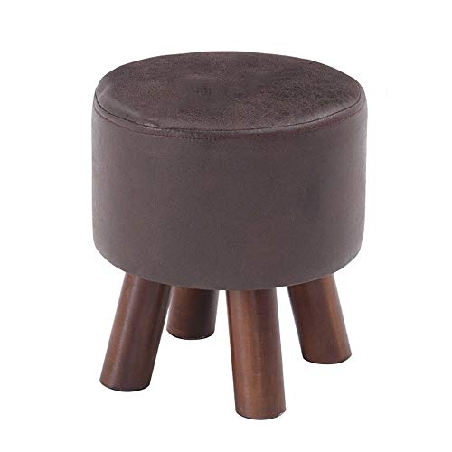 Jiangang- Sgabello Ottoman Sgabello Imbottito in Pelle PU Sedile 丨 Sgabello Quadrato Sgabello Quadrato 丨 Poggiapiedi Multifunzione in Pelle