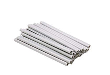 HaGa® Listello di chiusura 24 pezzi – Binari di chiusura per strisce di protezione in PE in grigio argento – Clip di fissaggio