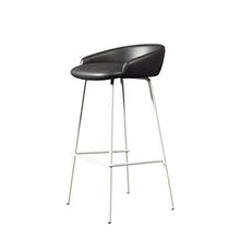 LF- Bar Stool Bar Stool Moda Creativa Bar Chair Casa Schienale Alto Seggiovia Bar Stool Rotante ad Alta Sgabello Sgabello Colazione Ristorante Ascensore Sgabello semplicità (Color : Black)
