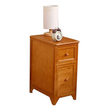 JXZO Simple Crevice Armadio di stoccaggio in Legno massello 40 * 20 * 53 cm Piccolo cabinetto Comodino ad Ultra-Stretto Camera da Letto Letto Comodino Comodino Piccolo armadietto (Color : Wood Color)