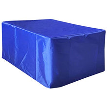 STZYY Fodere per mobili da Giardino Impermeabili 420D Anti-UV a Prova di umidità per Esterni per Tavolo da Pranzo in terrazza, Divano, Set di Combinazioni di sedie, rettangolo, Blu, 380x280x100cm