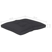 3 pz Cuscino spalliera per Divano in Pallet, 160g/㎡ Poliestere, Comoda spalliera, per mobili e Arredamento da Giardino, in Tessuto