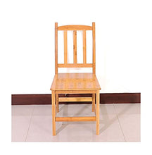 Sedute multifunzionali, 2 pz robusti sedie da pranzo in bambù sedie di legno sedie da pranzo sedie da pranzo sedie da esterno per portico, a bordo piscina, patio, giardino, balcone, cortile, arredamen