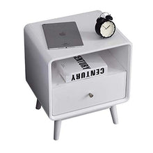 YGB Comodino Comodino in Legno Comodino con cassetti per Soggiorno Camera da Letto Comodino Vintage Shabby Comodino Comodino
