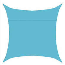 TRITTHOCKER 2.5 * 2.5, Piazza terrazzo Tenda a Vela, telone di Copertura Impermeabile, Ombra UV per Il Giardino Corte Esterna,Lake Blue