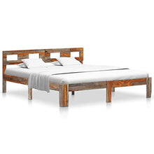 SKM Giroletto in Legno Massello di Sheesham 160x200 cm (24.27kg) Grigio-8417