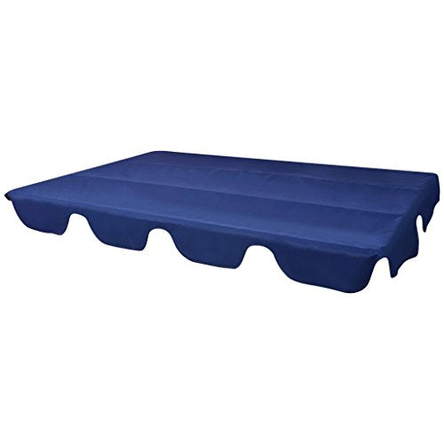 Shengfeng Copertura Baldacchino di Ricambio per Dondolo da Giardino Blu 249x185 cm.Copertura Gazebo Copertura pergolato Copri pergolato Copertura Impermeabile Copertura Esterno