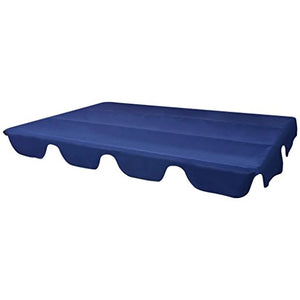 Shengfeng Copertura Baldacchino di Ricambio per Dondolo da Giardino Blu 249x185 cm.Copertura Gazebo Copertura pergolato Copri pergolato Copertura Impermeabile Copertura Esterno
