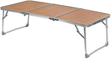 Tavolo da picnic all'aperto Tavolo da campeggio pieghevole da 3 ft Tavolo da picnic multiuso in alluminio portatile con maniglia di trasporto per partito, spiaggia, cortile, barbecue, interni ed ester