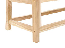 Beliani Panca da Giardino in Legno Teak Marrone Chiaro in Stile Country 180 cm Marlboro