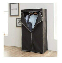 HERSIG Armadio in tessuto ropero scaffale tela vestiti Closet 160 x 75 x 50 cm /63117