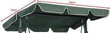 LINGKY Tettuccio per Dondolo Tetto di Ricambio per Dondolo da Giardino, Copertura di Ricambio Dimensioni 2 E 3 Posti E Vari Colori (114x164x15cm,Green)