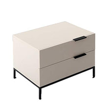 Comodino Dipinto Moderno Semplice, Armadio Camera da Letto Economico in Ferro battuto Creativo Nordico Che sopporta Peso 300KG-40x55x45cm FANJIANI