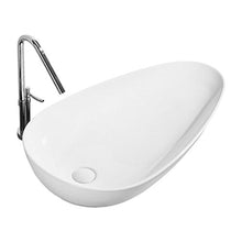 sopra Lavabo da appoggio Lavabo in Ceramica Ovale Lavabo Lavabo per Hotel Lavabo da appoggio Lavabi