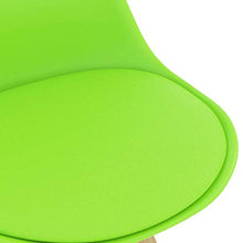 vidaXL Sgabelli da Bar 2 pz Verdi in PP e Legno Massello di Faggio