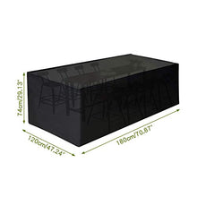 litulituhallo Mobili Da Giardino Coperture Esterni Poliestere Oxford 180 X 120 X 74Cm