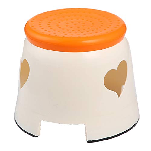 Mobili per la casa e giardino Poggiapiedi rotondo / Panca per bambini in plastica antigraffio / Sgabello per scarpe modificabile / Sgabelli per tavolini domestici antiscivolo-26.5x21.5cm Ottomani da c