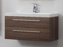 KZOAO Madrid - Set lavabo 100 cm, colore: Noce