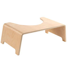 Rubyu - Sgabello in Legno Antiscivolo per Bambini, Motivo: Donne Incinte e anziane, 48 x 26 x 15,5 cm