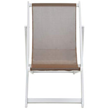Tidyard Set di 2 pz Sedia Sdraio Pieghevole in Alluminio | Sdraio da Giardino | Sedia da Campeggio | 3 Altezza Regolabil | 110 x 57 x 83 cm | Marrone