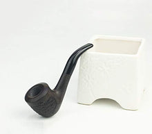 Piccola pipa da tabacco, tabacco/sigaretta Pipa da fumo in legno a doppio uso, comoda da impugnare, con attrezzi, A2