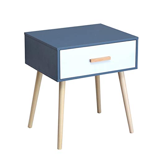 LICHUAN Nordico Bedsideside-Table Armadio da Comodino Mini Armadio di stoccaggio Easy Assembly Cabinet Cabinet da Comodino, Tavolino con cassetto