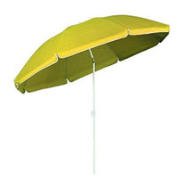VERDELOOK Ombrellone Spiaggia in Nylon con palo in Metallo Verniciato, Diametro 180 cm