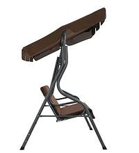 EBTOOLS - Dondolo da giardino, in vero legno, per 3 persone, 170 x 110 x 153 cm
