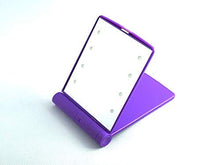UYZ Specchio per Il Trucco bifacciale Notturno Luminoso a LED con Luce Notturna Specchio per la Visione Notturna Pieghevole Piccolo Specchio Portatile