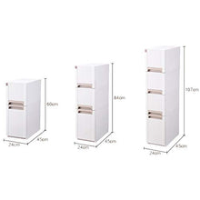 Cassettiera Armadietto Governo di immagazzinaggio cassetto da camera, bagno alti ripiani Gabinetto Tallboy Armadio magazzino Unità camere da letto a casa ufficio ( Color : White , Size : 24X45X60cm )