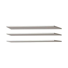 Forte Express Set di 3 Ripiani per armadi con Ante scorrevoli, Legno ingegnerizzato, Grigio, 82,9 x 1,5 x 42 cm