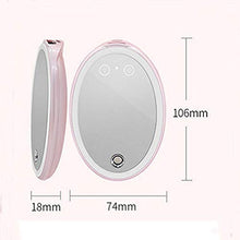 Faus Koco. Nuova Luce di Riempimento A LED Spray Freddo Nano Spray Umidificazione Ricarica Tesoro Specchio Touch Specchio Specchio Bellezza Specchio Ricarica USB Rosa