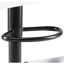 SHPEHP Sgabello da bar multifunzionale Sedia da lavoro ergonomica Regolazione idraulica del sedile Sedia da lavoro girevole regolabile in altezza Sedia da disegno senza braccioli per tatuaggio-black